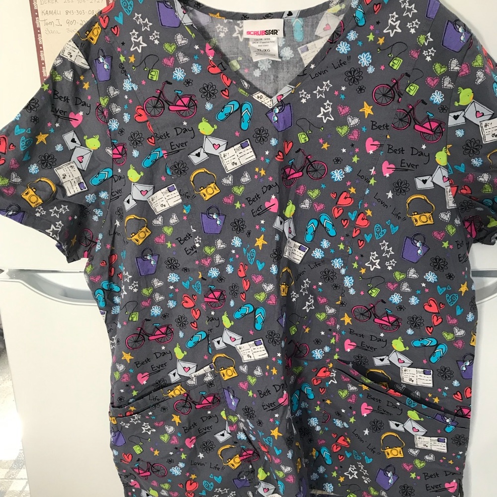 Scrubstar scrub top
